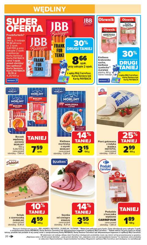 Carrefour Market - gazetka promocyjna Gazetka Carrefour Market od poniedziałku od poniedziałku 20.10 do soboty 25.10 - strona 22