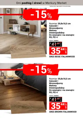 Merkury Market - gazetka promocyjna Dni podłóg i drzwi od soboty 18.10 do niedzieli 26.10 - strona 12