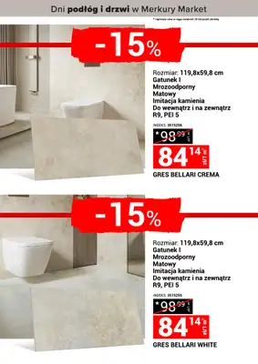 Merkury Market - gazetka promocyjna Dni podłóg i drzwi od soboty 18.10 do niedzieli 26.10 - strona 19