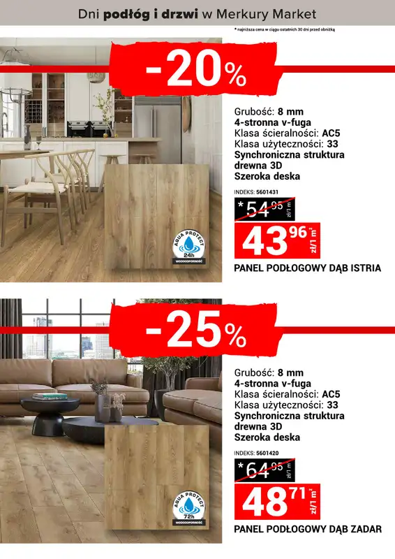 Merkury Market - gazetka promocyjna Dni podłóg i drzwi   - strona 3