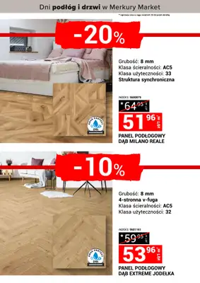 Merkury Market - gazetka promocyjna Dni podłóg i drzwi od soboty 18.10 do niedzieli 26.10 - strona 4
