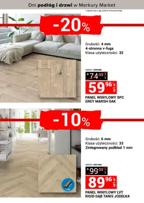 Merkury Market - gazetka promocyjna Dni podłóg i drzwi od soboty 18.10 do niedzieli 26.10 - strona 6