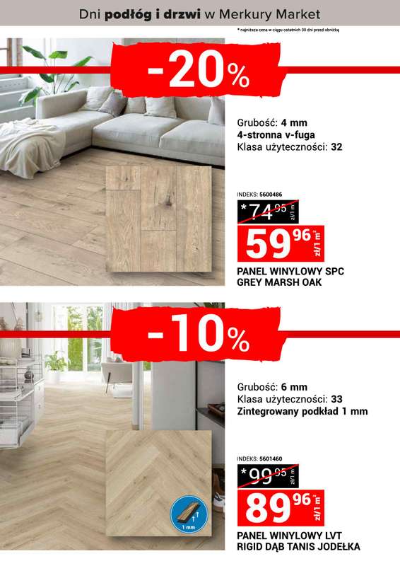 Merkury Market - gazetka promocyjna Dni podłóg i drzwi od soboty 18.10 do niedzieli 26.10 - strona 6