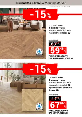 Merkury Market - gazetka promocyjna Dni podłóg i drzwi od soboty 18.10 do niedzieli 26.10 - strona 5