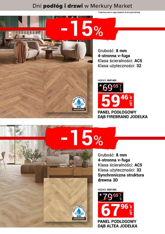 Merkury Market - gazetka promocyjna Dni podłóg i drzwi od soboty 18.10 do niedzieli 26.10 - strona 5