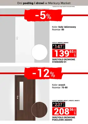 Merkury Market - gazetka promocyjna Dni podłóg i drzwi od soboty 18.10 do niedzieli 26.10 - strona 8
