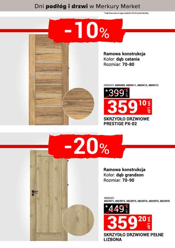 Merkury Market - gazetka promocyjna Dni podłóg i drzwi od soboty 18.10 do niedzieli 26.10 - strona 10