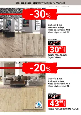 Merkury Market - gazetka promocyjna Dni podłóg i drzwi od soboty 18.10 do niedzieli 26.10 - strona 2