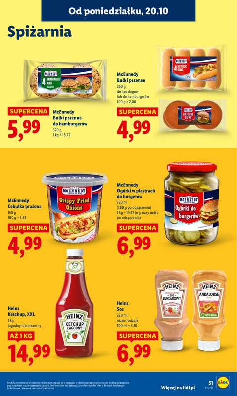 Lidl - gazetka promocyjna Oferta od poniedziałku od poniedziałku 20.10 do środy 22.10 - strona 51
