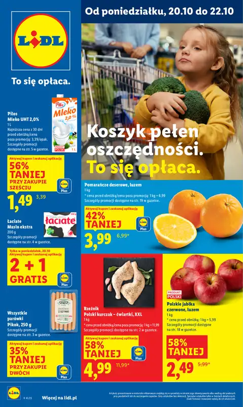 Lidl - gazetka promocyjna Oferta od poniedziałku  