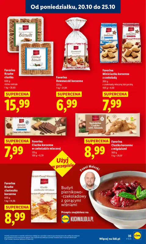 Lidl - gazetka promocyjna Oferta od poniedziałku od poniedziałku 20.10 do środy 22.10 - strona 35