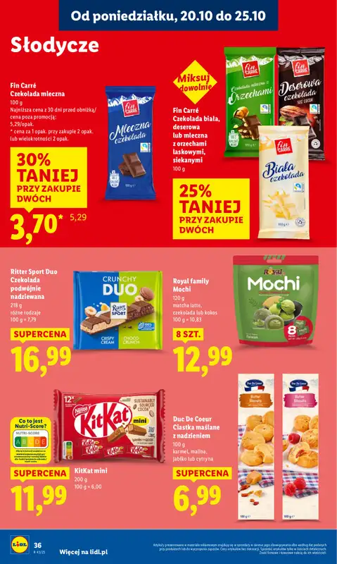 Lidl - gazetka promocyjna Oferta od poniedziałku od poniedziałku 20.10 do środy 22.10 - strona 36
