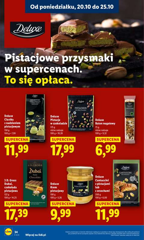 Lidl - gazetka promocyjna Oferta od poniedziałku od poniedziałku 20.10 do środy 22.10 - strona 34