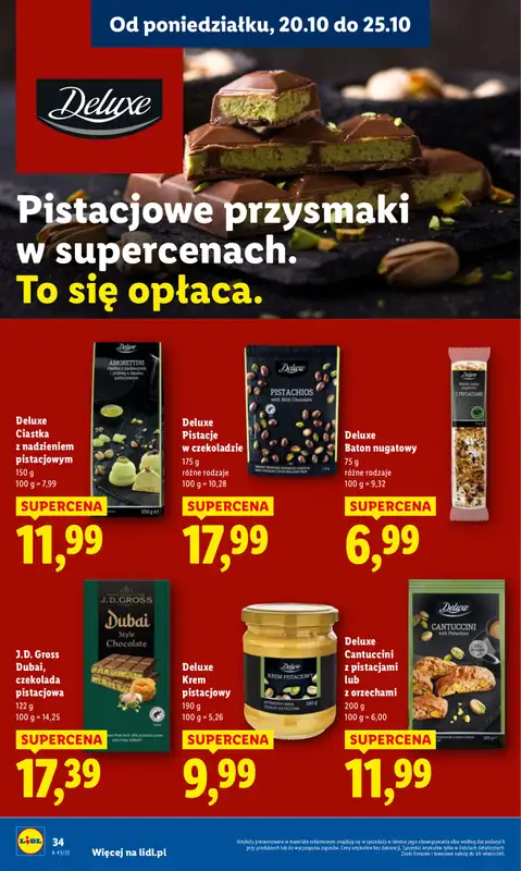 Lidl - gazetka promocyjna Oferta od poniedziałku od poniedziałku 20.10 do środy 22.10 - strona 34