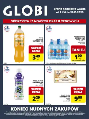 Globi - gazetka promocyjna Gazetka Globi od wtorku 21.10 do poniedziałku 27.10 - strona 2