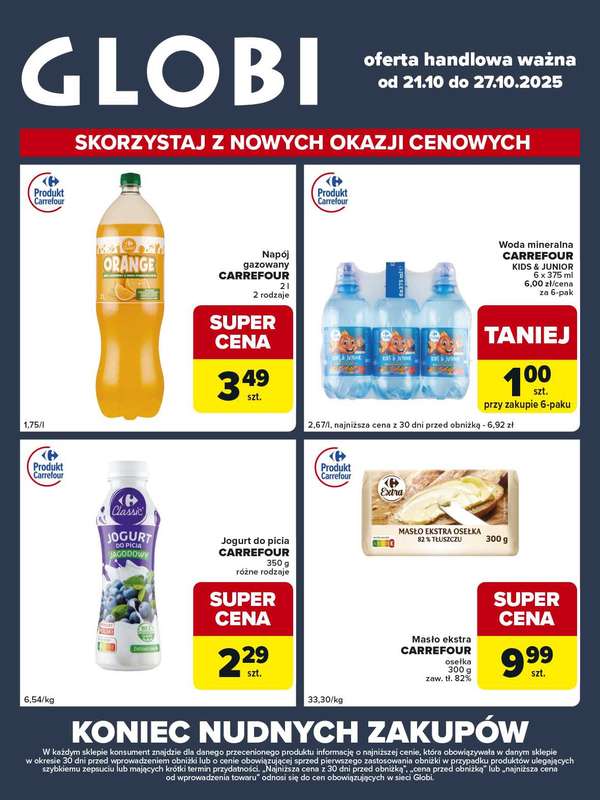 Globi - gazetka promocyjna Gazetka Globi od wtorku 21.10 do poniedziałku 27.10 - strona 2