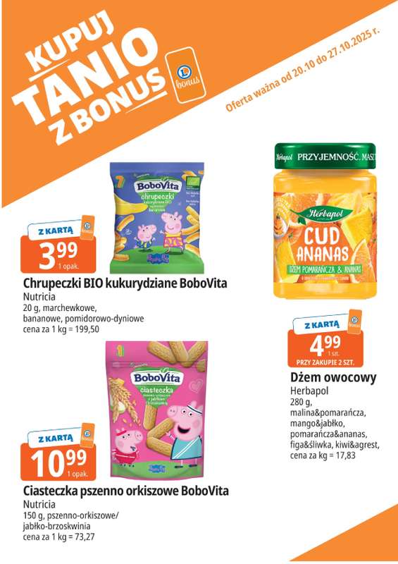 Leclerc - gazetka promocyjna Oferta E.Leclerc I Bonus skanujesz, kasę zyskujesz od poniedziałku 20.10 do poniedziałku 27.10 - strona 11