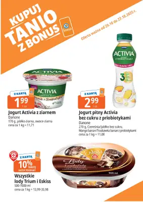 Leclerc - gazetka promocyjna Oferta E.Leclerc I Bonus skanujesz, kasę zyskujesz od poniedziałku 20.10 do poniedziałku 27.10 - strona 4