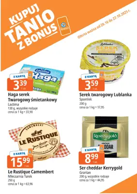 Leclerc - gazetka promocyjna Oferta E.Leclerc I Bonus skanujesz, kasę zyskujesz od poniedziałku 20.10 do poniedziałku 27.10 - strona 3