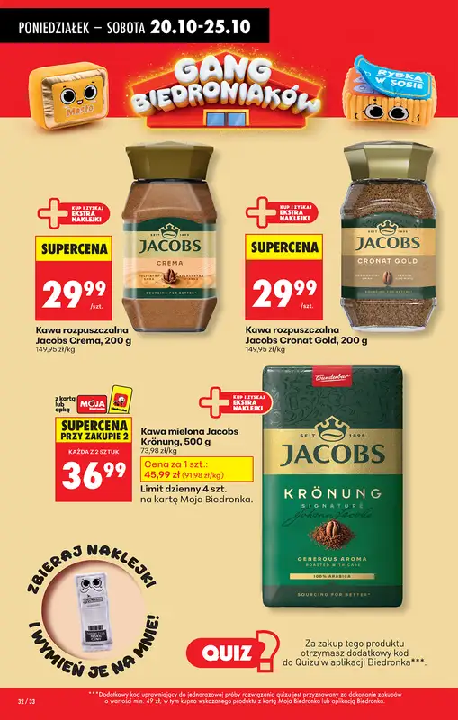 Biedronka - gazetka promocyjna Od poniedziałku od poniedziałku 20.10 do niedzieli 26.10 - strona 40