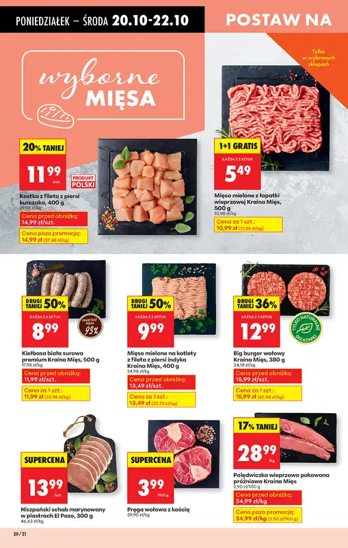 Biedronka - gazetka promocyjna Od poniedziałku, Z ladą tradycyjną od poniedziałku 20.10 do niedzieli 26.10 - strona 24
