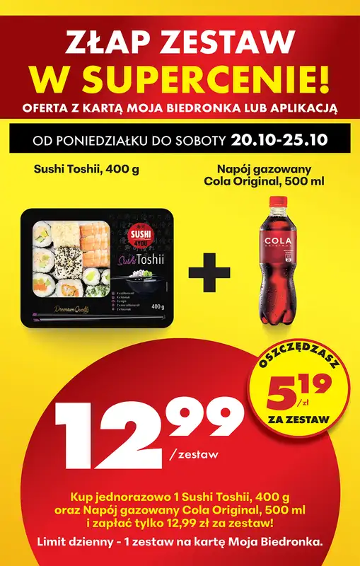 Biedronka - gazetka promocyjna Od poniedziałku, Z ladą tradycyjną od poniedziałku 20.10 do niedzieli 26.10 - strona 85