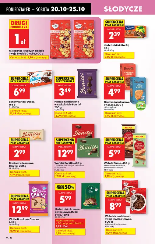 Biedronka - gazetka promocyjna Od poniedziałku, Z ladą tradycyjną od poniedziałku 20.10 do niedzieli 26.10 - strona 54