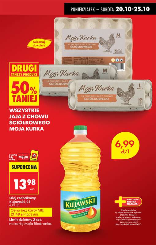 Biedronka - gazetka promocyjna Od poniedziałku, Z ladą tradycyjną od poniedziałku 20.10 do niedzieli 26.10 - strona 5