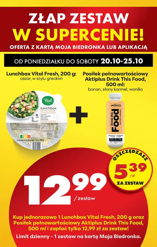 Biedronka - gazetka promocyjna Od poniedziałku, Z ladą tradycyjną od poniedziałku 20.10 do niedzieli 26.10 - strona 83