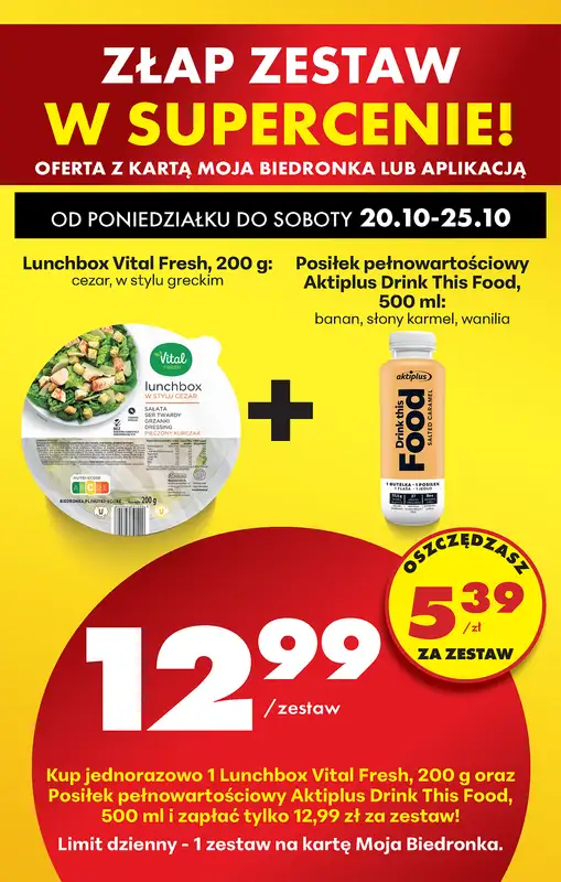Biedronka - gazetka promocyjna Od poniedziałku, Z ladą tradycyjną od poniedziałku 20.10 do niedzieli 26.10 - strona 83