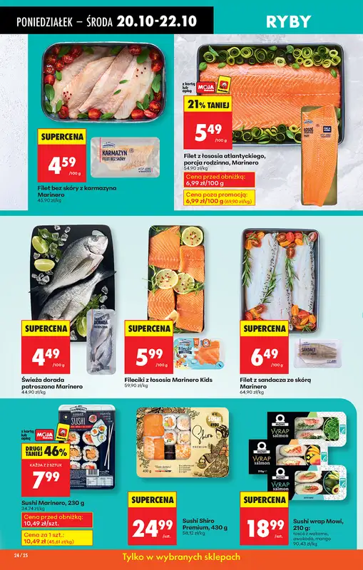 Biedronka - gazetka promocyjna Od poniedziałku, Z ladą tradycyjną od poniedziałku 20.10 do niedzieli 26.10 - strona 28