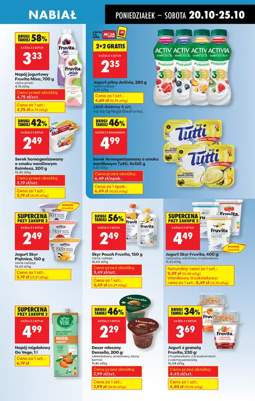 Biedronka - gazetka promocyjna Od poniedziałku, Z ladą tradycyjną od poniedziałku 20.10 do niedzieli 26.10 - strona 33