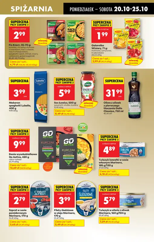 Biedronka - gazetka promocyjna Od poniedziałku, Z ladą tradycyjną od poniedziałku 20.10 do niedzieli 26.10 - strona 47