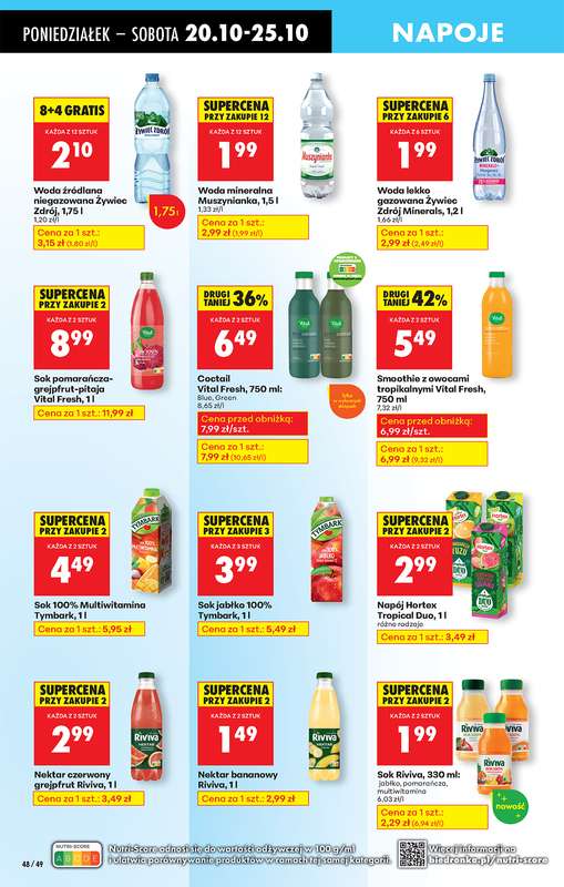 Biedronka - gazetka promocyjna Od poniedziałku, Z ladą tradycyjną od poniedziałku 20.10 do niedzieli 26.10 - strona 60