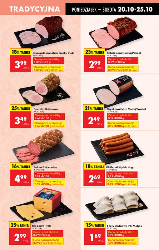 Biedronka - gazetka promocyjna Od poniedziałku, Z ladą tradycyjną od poniedziałku 20.10 do niedzieli 26.10 - strona 23