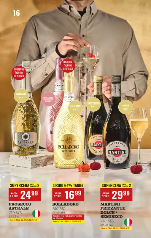 Biedronka - gazetka promocyjna Czas na Toast! od poniedziałku 20.10 do piątku 31.10 - strona 16