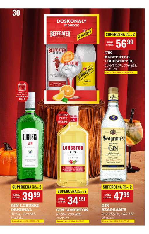 Biedronka - gazetka promocyjna Czas na Toast! od poniedziałku 20.10 do piątku 31.10 - strona 30