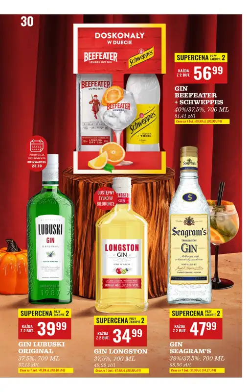 Biedronka - gazetka promocyjna Czas na Toast! od poniedziałku 20.10 do piątku 31.10 - strona 30
