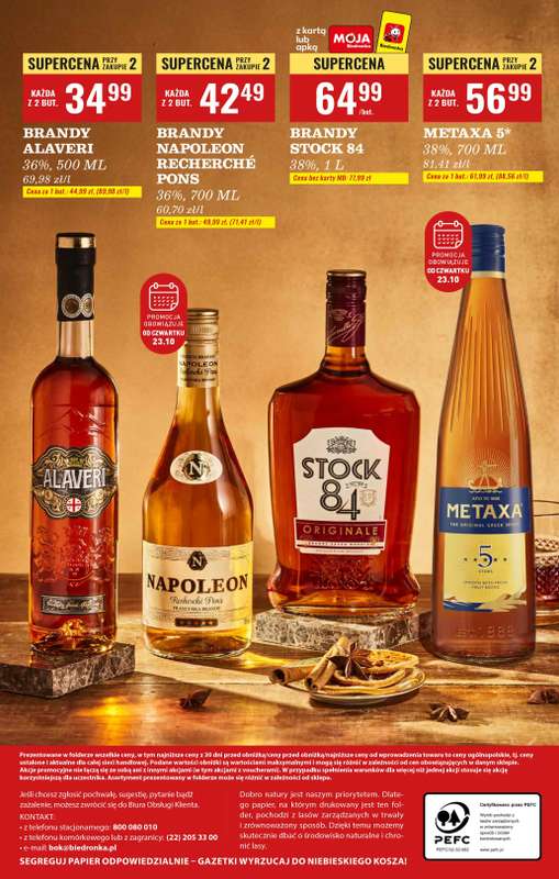 Biedronka - gazetka promocyjna Czas na Toast! od poniedziałku 20.10 do piątku 31.10 - strona 36