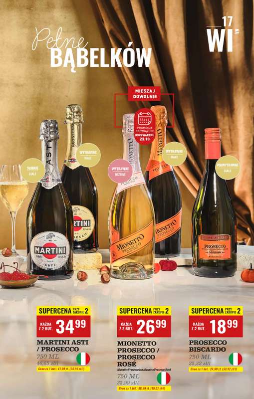 Biedronka - gazetka promocyjna Czas na Toast! od poniedziałku 20.10 do piątku 31.10 - strona 17