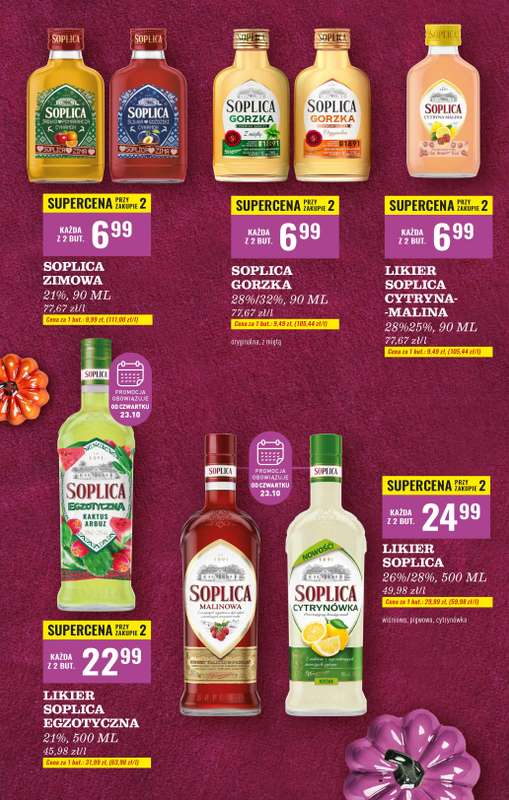 Biedronka - gazetka promocyjna Czas na Toast! od poniedziałku 20.10 do piątku 31.10 - strona 34