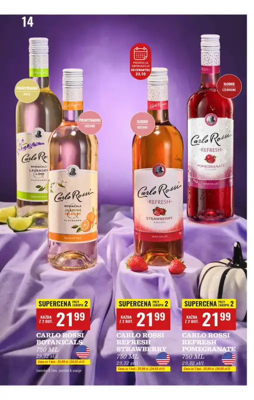 Biedronka - gazetka promocyjna Czas na Toast! od poniedziałku 20.10 do piątku 31.10 - strona 14