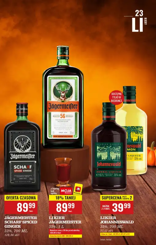 Biedronka - gazetka promocyjna Czas na Toast! od poniedziałku 20.10 do piątku 31.10 - strona 23