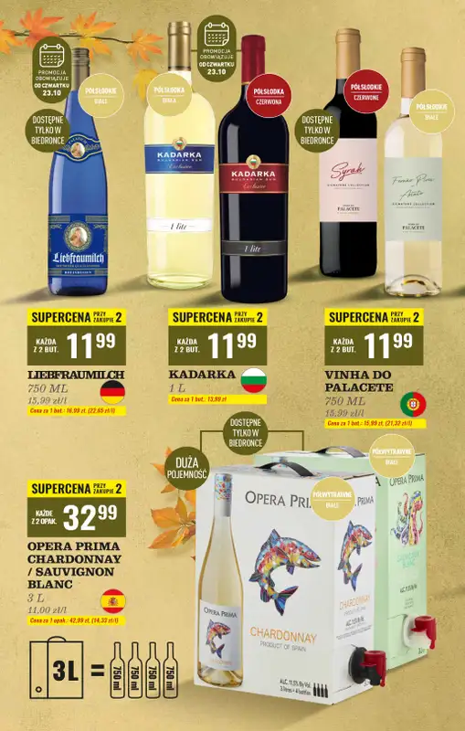 Biedronka - gazetka promocyjna Czas na Toast! od poniedziałku 20.10 do piątku 31.10 - strona 12