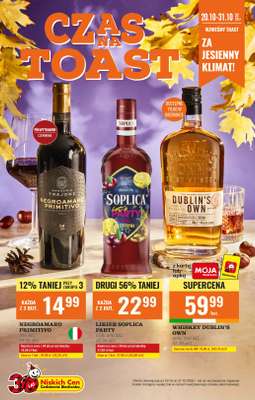 Biedronka - gazetka promocyjna Czas na Toast! od poniedziałku 20.10 do piątku 31.10 Biedronka - gazetka promocyjna Czas na Toast! od poniedziałku 20.10 do piątku 31.10