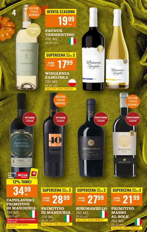 Biedronka - gazetka promocyjna Czas na Toast! od poniedziałku 20.10 do piątku 31.10 - strona 4
