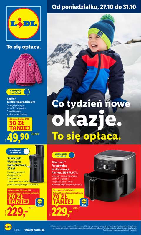 Lidl - gazetka promocyjna Katalog od poniedziałku 27.10 do piątku 31.10