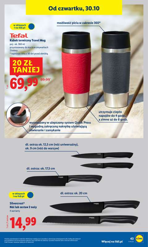 Lidl - gazetka promocyjna Katalog od poniedziałku 27.10 do piątku 31.10 - strona 47