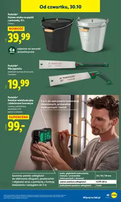 Lidl - gazetka promocyjna Katalog od poniedziałku 27.10 do piątku 31.10 - strona 49 Lidl - gazetka promocyjna Katalog od poniedziałku 27.10 do piątku 31.10 - strona 49
