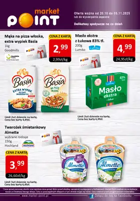 Market Point - gazetka promocyjna Gazetka od poniedziałku 20.10 do środy 05.11